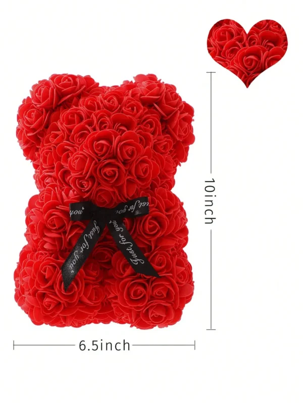 1pc 25m Artificial Flower Eternal Rose Teddy Bear for Mom Mother's Day Birthday Valentine's Day Anniversary Gifts & Decorations - Image 6