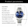 BINBOND Top Brand Luxury Fashion Quartz Watch Men Waterproof Week Date Clock Stainless Steel Sport Watch Men Quartz Wristwatch - Image 6