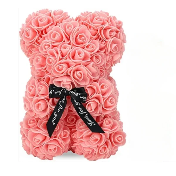 2024 New Artificial Flower Eternal Rose Teddy Bear for Mom Mother's Day Birthday Valentine's Day Anniversary Gifts & Decorations - Image 3