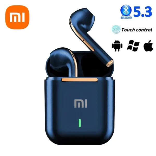 XIAOMI  Wireless Bluetooth Headphones  In Ear Stereo Sports Earphone Ture Wireless Bluetooth Headset With Mic -  Color : Blue