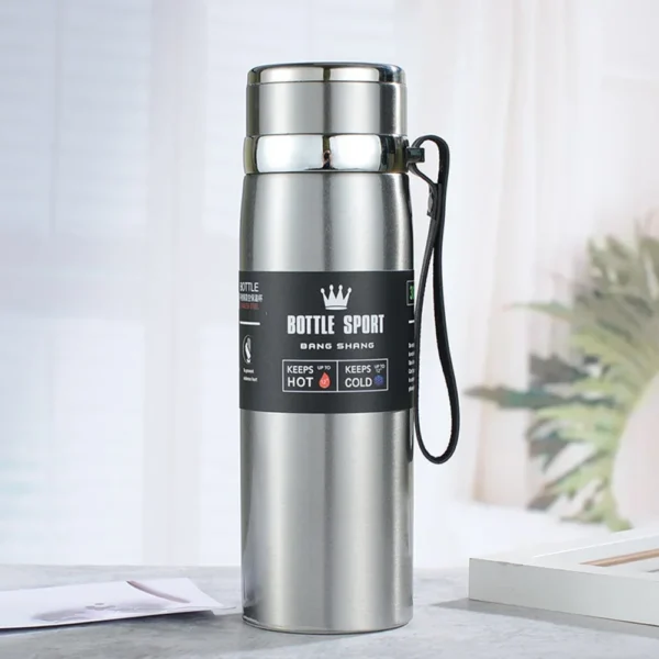 1000ml Thermal Water Bottle Thermos Vacuum Flask Double Stainless Steel Coffee Tea Insulated Cup Leakage-proof for Office - Image 4