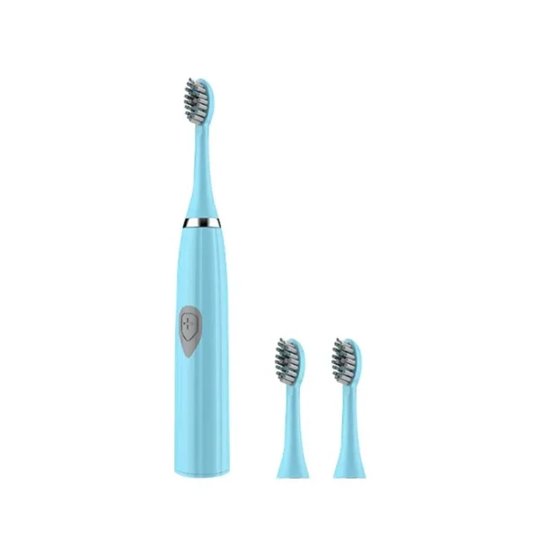 Electric Toothbrush for Adults Soft DuPont Bristle Portable Battery Endurance IPX6 Waterproof Intelligent Effective Oral Care - Color : Blue