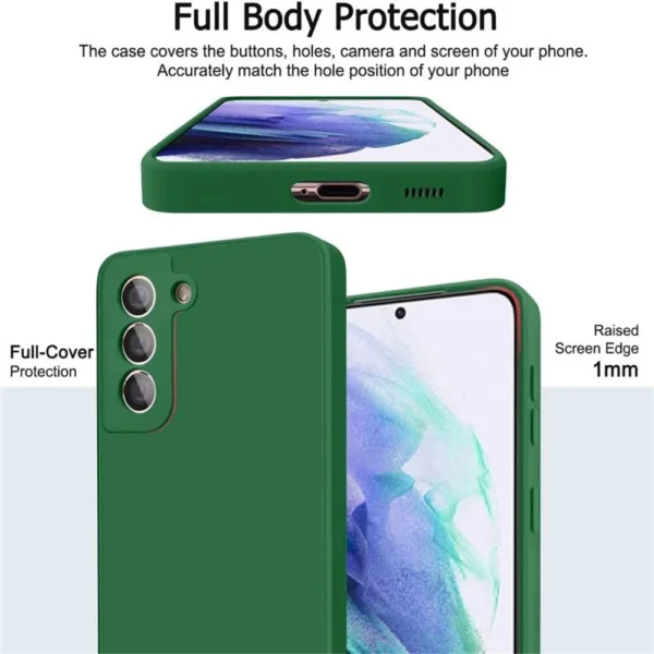 luxury Liquid Silicone Case for Samsung S24 Galaxy S20 S21 S22 S23 FE Plus Note10 20 A52 A31 A41 A71 A51 A72 A70 A50 Coque - Image 3