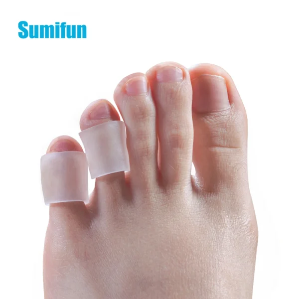 2pcs Transparent Gel Fingers Protector Foot Corn Corrector Hammer Toe Separator Foot Suppor Toe Care Product Corrector Hammer - Image 6