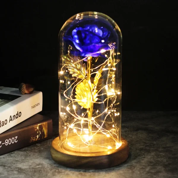 Drop shipping Galaxy Rose Artificial Flowers Beauty and the Beast Rose Wedding Decor Creative Valentine's Day Mother's Gift - Image 3