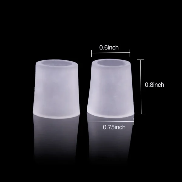 2pcs Transparent Gel Fingers Protector Foot Corn Corrector Hammer Toe Separator Foot Suppor Toe Care Product Corrector Hammer - Image 2