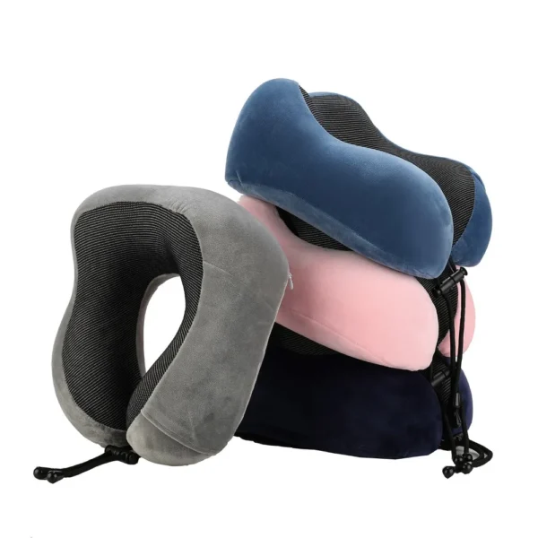 Memory Foam Cushion Without Carry Bag Travel essentials U Shaped Pillows Travel Pillow Neck Protect Neck Support - Image 2