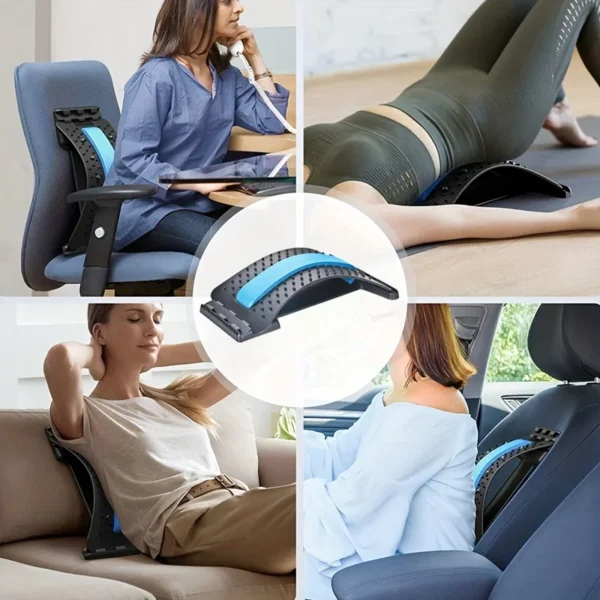 Lumbar Soothing Device, Lumbar Stretching Massager, Yoga Spine Correction, Hump Back Exercise and Stretching Equipment - Image 6