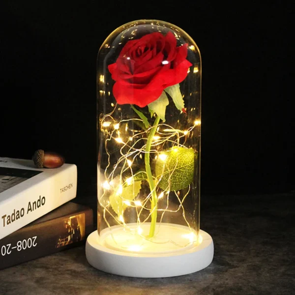 Drop shipping Galaxy Rose Artificial Flowers Beauty and the Beast Rose Wedding Decor Creative Valentine's Day Mother's Gift - Image 4