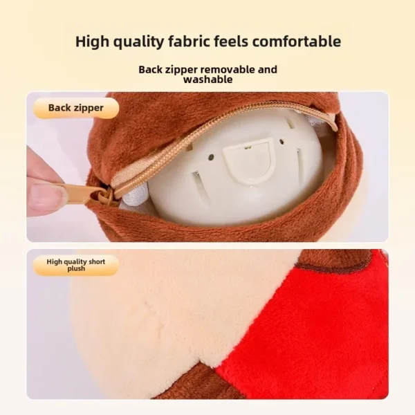 New Dog Toys Interactive Puzzle Electric Plush Jumping Ball USB Rechargeable Clown Cartoon Dog Training Toy Piggy Pet Product - Image 4