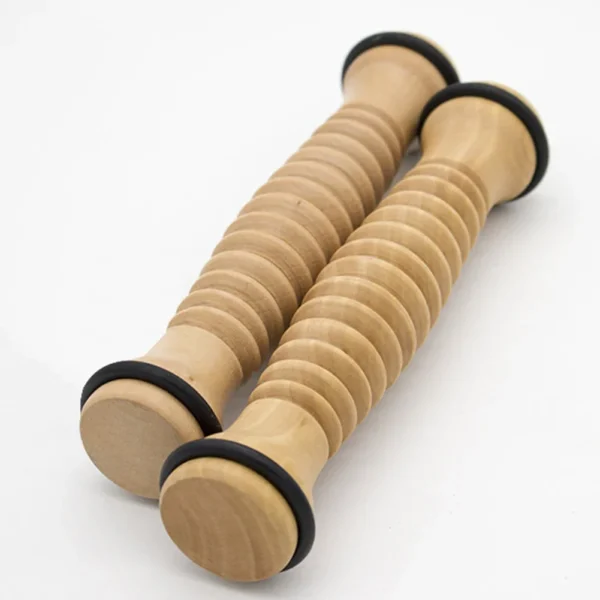 Wooden Exercise Roller Sport Injury Gym Body Leg Foot Trigger Point Muscle Roller Sticks Massager For Feet Massage Health Care - Image 3