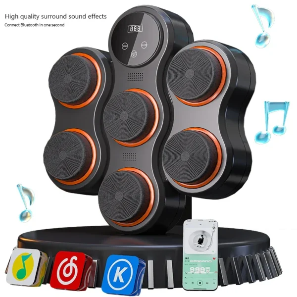 New Smart Music Boxing Machine Adult/Children Sports Fitness Boxing Trainer Home Exercise Response Training Boxing Wall Target - Image 2