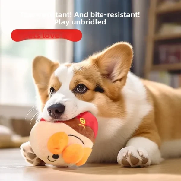 New Dog Toys Interactive Puzzle Electric Plush Jumping Ball USB Rechargeable Clown Cartoon Dog Training Toy Piggy Pet Product - Image 2