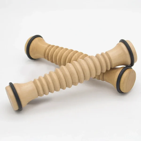 Wooden Exercise Roller Sport Injury Gym Body Leg Foot Trigger Point Muscle Roller Sticks Massager For Feet Massage Health Care - Image 2