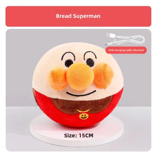 New Dog Toys Interactive Puzzle Electric Plush Jumping Ball USB Rechargeable Clown Cartoon Dog Training Toy Piggy Pet Product - Image 6