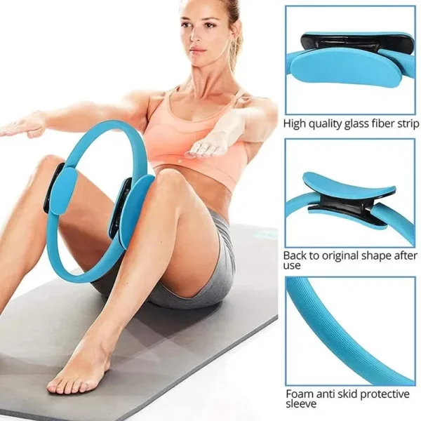 Yoga Fitness Pilates Ring Yoga Ring Open Back Ring Magic Ring Pelvic Floor Muscle Training Yoga Supplies Pilates Ring - Image 3