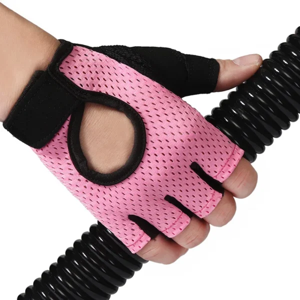 Weightlifting Gloves Women Men Fitness Gym Gloves Half Finger Breathable Non-slip Gel Pad Bodybuilding Training Dumbbells Gloves - Image 5