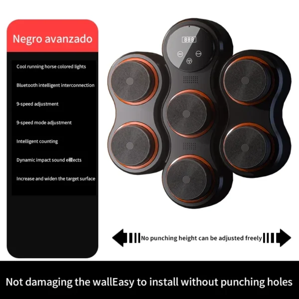 New Smart Music Boxing Machine Adult/Children Sports Fitness Boxing Trainer Home Exercise Response Training Boxing Wall Target - Image 6