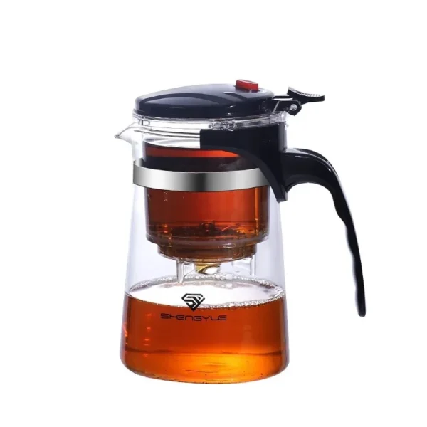 Heat Resistant Glass Teapot One-click filtering Tea Pot Tea Water Separation Filter Tea Maker Coffee Pot Home Teaware Set - Image 6